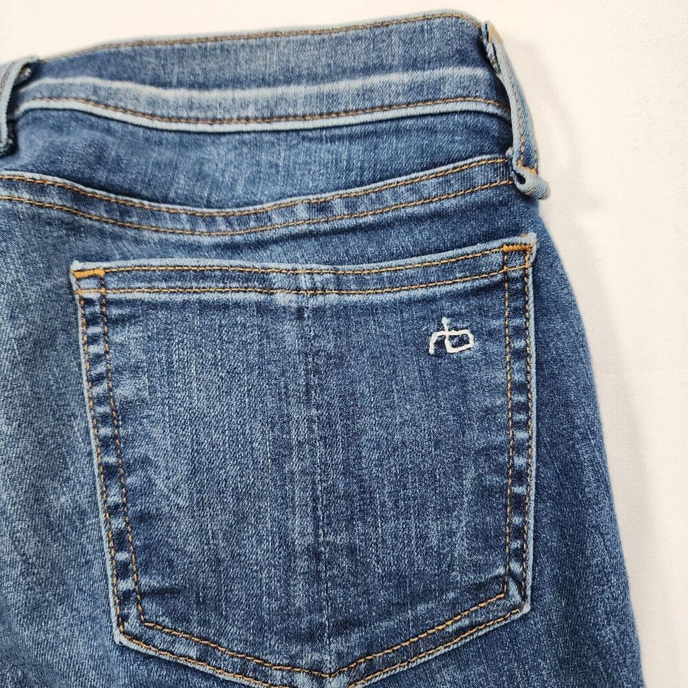 Rag & Bone Women's Blue Denim ANKLE SKINNY Jeans Size 26 - Picture 4 of 12